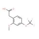 2-Methoxy-4-(trifluoromethoxy)phenylacetic acid - chemical structure image