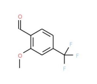 2-Methoxy-4-(trifluoromethyl)benzaldehyde (CAS 132927-09-4) - chemical structure image