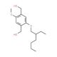 2-Methoxy-5-(2′-ethylhexyloxy)-1,4-bis(hydroxymethyl)benzene (CAS 245731-58-2) - chemical structure image