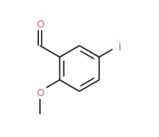 2-Methoxy-5-iodobenzaldehyde (CAS 42298-41-9) - chemical structure image