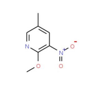 2-Methoxy-5-methyl-3-nitropyridine (CAS 33252-62-9) - chemical structure image