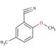 2-Methoxy-5-methylbenzonitrile (CAS 53078-70-9) - chemical structure image