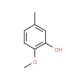 2-Methoxy-5-methylphenol (CAS 1195-09-1) - chemical structure image
