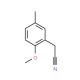 (2-methoxy-5-methylphenyl)acetonitrile (CAS 7048-42-2) - chemical structure image