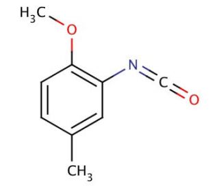 2-Methoxy-5-methylphenyl isocyanate (CAS 59741-04-7) - chemical structure image
