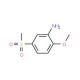 2-Methoxy-5-methylsulfonylaniline - chemical structure image