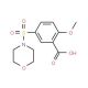 2-methoxy-5-(morpholin-4-ylsulfonyl)benzoic acid (CAS 168890-59-3) - chemical structure image