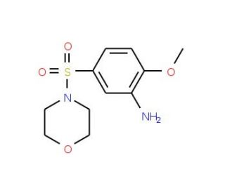 2-Methoxy-5-(morpholine-4-sulfonyl)-phenylamine (CAS 56807-17-1) - chemical structure image