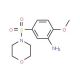 2-Methoxy-5-(morpholine-4-sulfonyl)-phenylamine (CAS 56807-17-1) - chemical structure image