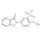 2-Methoxy-5-(N-phthalimidinyl)benzenesulfonyl chloride (CAS 126565-42-2) - chemical structure image