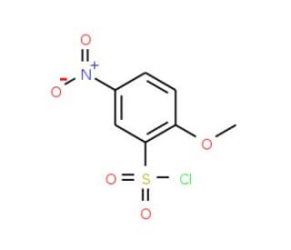 2-methoxy-5-nitrobenzenesulfonyl chloride (CAS 81118-92-5) - chemical structure image