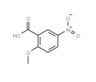 2-methoxy-5-nitrobenzoic acid (CAS 40751-89-1) - chemical structure image