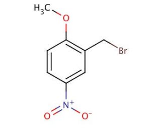 2-Methoxy-5-nitrobenzyl bromide (CAS 3913-23-3) - chemical structure image