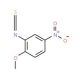 2-Methoxy-5-nitrophenyl isothiocyanate (CAS 71793-51-6) - chemical structure image