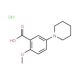 2-Methoxy-5-piperidin-1-yl-benzoic acid hydrochloride - chemical structure image
