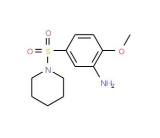 2-Methoxy-5-(piperidine-1-sulfonyl)-phenylamine - chemical structure image