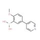 2-Methoxy-5-(pyridin-4-yl)phenylboronic acid (CAS 196861-33-3) - chemical structure image