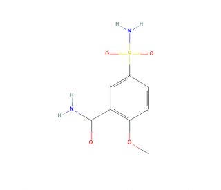 2-Methoxy-5-sulfamoylbenzamide - chemical structure image