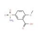 2-Methoxy-5-sulfamoylbenzoic acid (CAS 22117-85-7) - chemical structure image