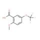 2-Methoxy-5-(trifluoromethoxy)benzoic acid (CAS 191604-88-3) - chemical structure image