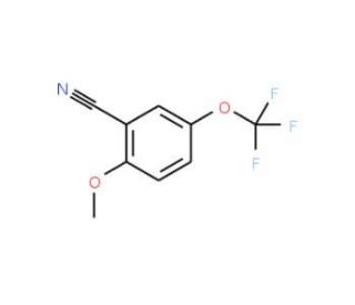 2-Methoxy-5-(trifluoromethoxy)benzonitrile (CAS 886500-03-4) - chemical structure image
