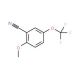 2-Methoxy-5-(trifluoromethoxy)benzonitrile (CAS 886500-03-4) - chemical structure image