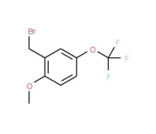 2-Methoxy-5-(trifluoromethoxy)benzyl bromide (CAS 478484-53-6) - chemical structure image