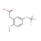2-Methoxy-5-(trifluoromethoxy)phenylacetic acid - chemical structure image