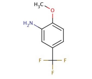 2-Methoxy-5-(trifluoromethyl)aniline (CAS 349-65-5) - chemical structure image