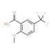 2-Methoxy-5-(trifluoromethyl)benzoic acid (CAS 4864-01-1) - chemical structure image