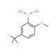 2-Methoxy-5-(trifluoromethyl)phenylboronic acid (CAS 240139-82-6) - chemical structure image