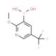 2-Methoxy-5-trifluoromethylpyridine-3-boronic acid (CAS 1072946-55-4) - chemical structure image