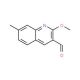 2-Methoxy-7-methyl-quinoline-3-carbaldehyde - chemical structure image