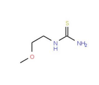 (2-Methoxy-ethyl)-thiourea (CAS 102353-42-4) - chemical structure image