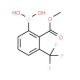 2-(Methoxycarbonyl)-3-(trifluoromethyl)phenylboronic acid (CAS 1150114-32-1) - chemical structure image