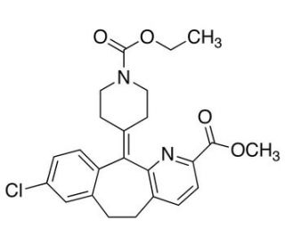 2-Methoxycarbonyl Loratadine (CAS 860010-37-3) - chemical structure image