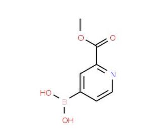 2-(Methoxycarbonyl)pyridine-4-boronic acid (CAS 1150114-30-9) - chemical structure image