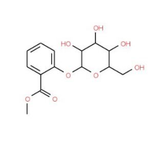 2-Methoxycarbonylphenyl b-D-glucopyranoside (CAS 10019-60-0) - chemical structure image