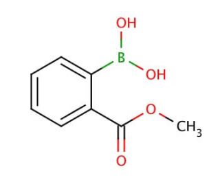 2-Methoxycarbonylphenylboronic acid (CAS 374538-03-1) - chemical structure image