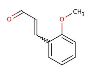 2-Methoxycinnamaldehyde, predominantly trans (CAS 1504-74-1) - chemical structure image