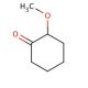 2-Methoxycyclohexanone (CAS 7429-44-9) - chemical structure image