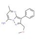 2-(Methoxymethyl)-5-methyl-3-phenylpyrazolo-[1,5-a]pyrimidin-7-amine - chemical structure image
