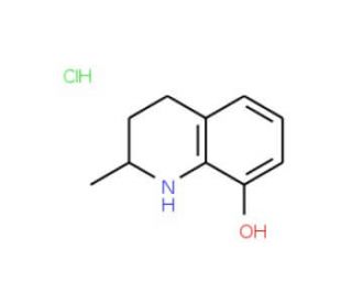 2-methyl-1,2,3,4-tetrahydroquinolin-8-ol hydrochloride (CAS 81485-78-1) - chemical structure image
