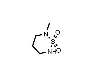 2-Methyl-[1,2,6]thiadiazinane 1,1-dioxide (CAS 137830-77-4) - chemical structure image