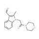 2-Methyl-1-(2-morpholin-4-yl-2-oxo-ethyl)-1H-indole-3-carbaldehyde - chemical structure image