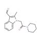 2-Methyl-1-(2-oxo-2-piperidin-1-yl-ethyl)-1H-indole-3-carbaldehyde - chemical structure image