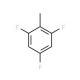2-Methyl-1,3,5-trifluorobenzene (CAS 93343-11-4) - chemical structure image