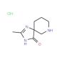 2-Methyl-1,3,7-triazospiro[4.5]dec-1-en-4-one hydrochloride - chemical structure image