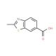2-Methyl-1,3-benzothiazole-6-carboxylic acid (CAS 6941-28-2) - chemical structure image