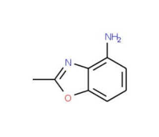 2-Methyl-1,3-benzoxazol-4-amine (CAS 342897-54-5) - chemical structure image